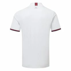 Oscarjacobson Oscar Jacobson Durham Tour Golf Polo Shirt 5 Oscarjacobson Oscar Jacobson Durham Tour Golf Polo Shirt -Golf Clothing Shop Oscar Jacobson SS22 Durham Tour Polo Shirt OJTS0033 Code SHOSC186 M White Navy Back