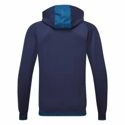 Oscarjacobson Oscar Jacobson Travis Golf Hoodie -Golf Clothing Shop Oscar Jacobson SS22 Travis Midlayer Hoodie OJTOP0044 Code SWOSC200 M Navy Teal Back