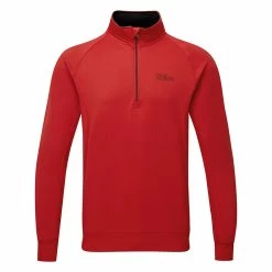 Oscarjacobson Oscar Jacobson Trent Tour 1/2 Zip Golf Sweater