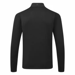 Ping Marshall 1/2 Zip Fleece Golf Sweater -Golf Clothing Shop Ping AW22 Marshall Half Zip Fleece PO3546 D88 SWPIN161 Black Black Back