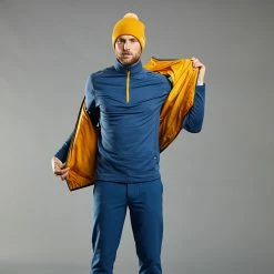 Ping Norse Primaloft S4 Reversible Thermal Golf Wind Vest -Golf Clothing Shop Ping AW22 Norse S4 Reversible Vest PO3542 SCG WTPIN060 Stormcloud Gold Model 2