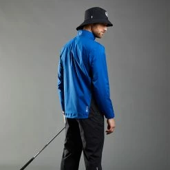 Ping Sensor Dry 2.5 Graphene Waterproof Golf Jacket -Golf Clothing Shop Ping AW22 Sensor Dry 2.5 Graphene Waterproof Jacket PO3488 NSB WJPIN064 North Sea Black Model 3