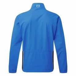 Ping Sensor Dry Waterproof Golf Jacket -Golf Clothing Shop Ping AW22 Sensor Dry Waterproof Jacket PO3490 FBB WJPIN066 French Blue Black Back