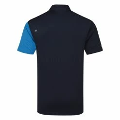 Ping Mack Golf Polo Shirt -Golf Clothing Shop Ping SS23 Mack Polo Shirt P03576 DN90 SHPIN340 Danube Navy Multi Back