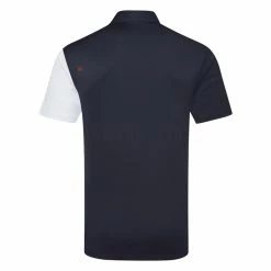 Ping Mack Golf Polo Shirt -Golf Clothing Shop Ping SS23 Mack Polo Shirt P03576 W275 SHPIN343 White Navy Multi Back