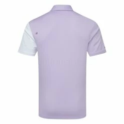 Ping Mack Golf Polo Shirt -Golf Clothing Shop Ping SS23 Mack Polo Shirt P03576 WCL9 SHPIN342 White Cool Lilac Multi Back