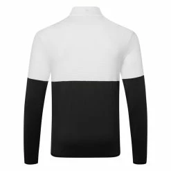 Ping Nexus 1/2 Zip Golf Sweater -Golf Clothing Shop Ping SS23 Nexus 1 4 Zip Sweater P03578 090 SWPIN173 Black White Back