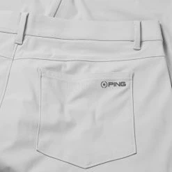Ping Tour Golf Trouser -Golf Clothing Shop Ping SS23 Tour Performance Trousers Pearl Grey P03582 PG45 TRPIN102 Detail