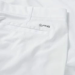 Ping Bradley Golf Shorts 5 Ping Bradley Golf Shorts -Golf Clothing Shop Ping SS22 Bradley Short P03316 002 Code TSPIN035 34 W White Detail