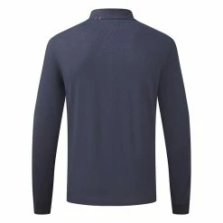 Puma Cloudspun WRMLBL Golf Popover 5 Puma Cloudspun WRMLBL Golf Popover -Golf Clothing Shop Puma AW22 Cloudspun WRMLBL 1 4 Zip Sweater 537066 02 SWPUM270 S Navy Blazer Back