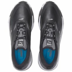 Puma GS Fast Golf Shoes -Golf Clothing Shop Puma GS Fast Golf Shoes Black Black Quiet Shade 3