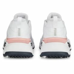 Puma GS Fast Golf Shoes -Golf Clothing Shop Puma GS Fast Golf Shoes White Navy Blazer Flamingo Pink 4