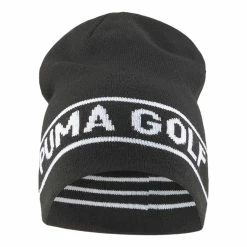 Puma Performance Golf Beanie -Golf Clothing Shop Puma Golf Performance Beanie Puma Black Bright White 3