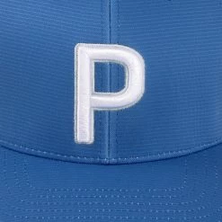 Puma P 110 Snapback Golf Cap -Golf Clothing Shop Puma P 110 Snapback Cap Bright Cobalt Bright White 4