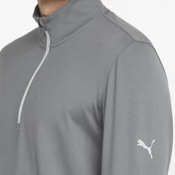 Puma Gamer 1/4 Zip Golf Popover 10 Puma Gamer 1/4 Zip Golf Popover -Golf Clothing Shop Puma SS22 Gamer 1 4 Zip Sweater 599127 20 Code SWPUM232 M Quiet Shade model 2