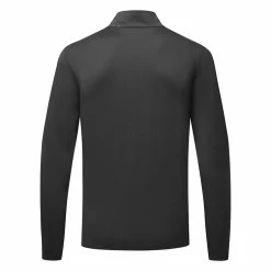 Puma Vista 1/4 Zip Golf Popover -Golf Clothing Shop Puma SS22 Vista 1 4 Zip Sweater 535050 01 Code SWPUM251 M Black High Rise back