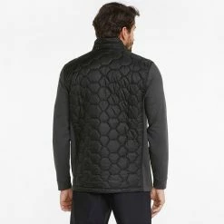 Puma Cloudspun Primaloft Thermal Golf Wind Jacket 11 Puma Cloudspun Primaloft Thermal Golf Wind Jacket -Golf Clothing Shop Puma AW21 Cloudspun Primaloft Thermal Wind Jacket 531099 01 Code WTPUM074 M Black Model 3