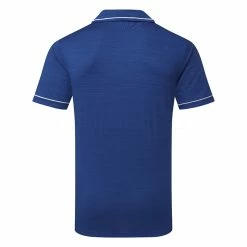 Puma Cloudspun Monarch Golf Polo Shirt 8 Puma Cloudspun Monarch Golf Polo Shirt -Golf Clothing Shop Puma Cloudspun Monarch Golf Polo Shirt Blazing Blue Heather High Rise 530991 24 SHPUM644 back