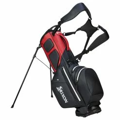 Srixon Weatherproof Golf Stand Bag 5 Srixon Weatherproof Golf Stand Bag -Golf Clothing Shop Srixon Waterproof Stand Bag Black Red 3