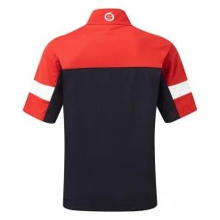 Sunderland Cortina 1/2 Zip SS Golf Wind Top 5 Sunderland Cortina 1/2 Zip SS Golf Wind Top -Golf Clothing Shop Sunderland AW22 Cortina Half Sleeve Windproof Top SUNMW85 COR WTSUN053 M Navy Red White Back