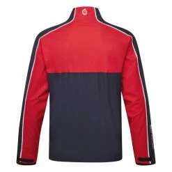 Sunderland Matterhorn Waterproof Golf Jacket -Golf Clothing Shop Sunderland SS23 Matterhorn Waterproof Jacket SUNMR91 MAT WJSUN059 S Navy Red White Back