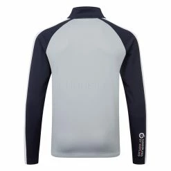 Sunderland Aspen Mid Layer Golf Top -Golf Clothing Shop Sunderland AW20 Aspen Midlayer Sweater SUNMM39 ASP Code SWSUN023 Silver Navy White back