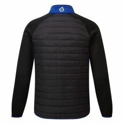 Sunderland Zermatt Padded Thermal Golf Wind Jacket -Golf Clothing Shop Sunderland SS20 Zermatt Padded Wind Jacket SUNMC83 ZER Code WTSUN039 Black Electric Blue White back