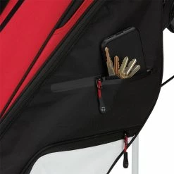TaylorMade FlexTech Crosssover Golf Stand Bag -Golf Clothing Shop TaylorMade 2023 FlexTech Crossover Stand Bag Red Black White 3
