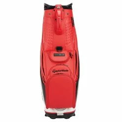 TaylorMade Tour Cart Bag -Golf Clothing Shop TaylorMade 2023 Tour Cart Bag Red White Black 4