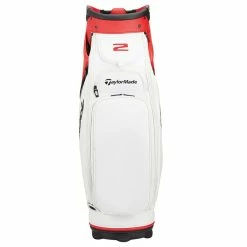 TaylorMade Stealth Golf Tour Staff Bag -Golf Clothing Shop TaylorMade 2023 Tour Staff Bag Red White Black 3