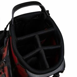 TaylorMade FlexTech Waterproof Golf Stand Bag -Golf Clothing Shop TaylorMade FlexTech Waterproof Golf Stand Bag Black Red 3
