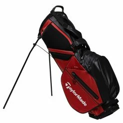 TaylorMade FlexTech Waterproof Golf Stand Bag -Golf Clothing Shop TaylorMade FlexTech Waterproof Golf Stand Bag Black Red 6