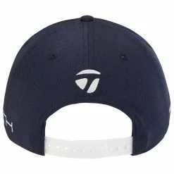 TaylorMade 2022 Tour Flatbill Golf Cap -Golf Clothing Shop TaylorMade Tour Flatbill Golf Cap Navy 4