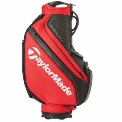 TaylorMade 2022 Tour Golf Cart Bag -Golf Clothing Shop TaylorMade Tour Golf Cart Bag Black Red 5