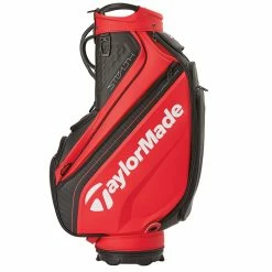 TaylorMade 2022 Tour Golf Cart Bag -Golf Clothing Shop TaylorMade Tour Golf Cart Bag Black Red 6