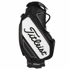 Titleist Golf Tour Staff Bag -Golf Clothing Shop Titleist 2022 Golf Tour Staff Bag Black White 4