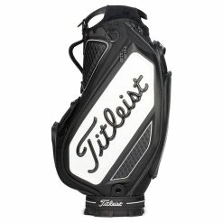 Titleist Golf Tour Staff Bag -Golf Clothing Shop Titleist 2022 Golf Tour Staff Bag Black White 5