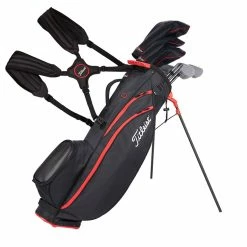 Titleist Players 4 Carbon S Golf Stand Bag 11 Titleist Players 4 Carbon S Golf Stand Bag -Golf Clothing Shop Titleist 2022 Players 4 Carbon S Stand Bag Black Black Red 6