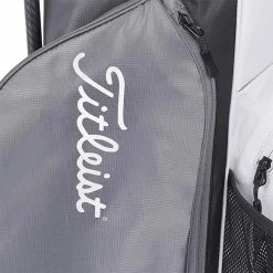 Titleist Players 4 Carbon Golf Stand Bag -Golf Clothing Shop Titleist 2022 Players 4 Carbon Stand Bag Graphite Grey Black 4