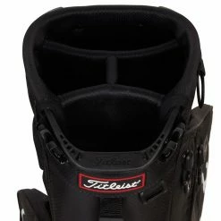 Titleist 2022 Players 4 StaDry Golf Stand Bag -Golf Clothing Shop Titleist 2022 Players 4 Stadry Stand Bag Black 4