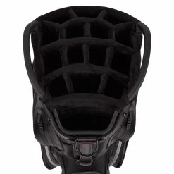 Titleist Jet Black Premium StaDry Golf Cart Bag -Golf Clothing Shop Titleist 2022 Tour Series Premium StaDry Cart Bag Black White 4