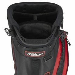 Titleist Players 4 StaDry Golf Stand Bag -Golf Clothing Shop Titleist 2023 Players 4 Stadry Stand Bag Black Black Red 4