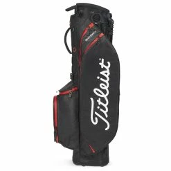 Titleist Players 4 StaDry Golf Stand Bag -Golf Clothing Shop Titleist 2023 Players 4 Stadry Stand Bag Black Black Red 5