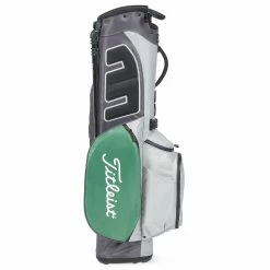 Titleist Players 4 StaDry Golf Stand Bag -Golf Clothing Shop Titleist 2023 Players 4 Stadry Stand Bag Grey Green Graphite 3