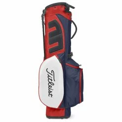 Titleist Players 4 StaDry Golf Stand Bag -Golf Clothing Shop Titleist 2023 Players 4 Stadry Stand Bag Navy White Red 3