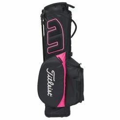 Titleist Players 4 Golf Stand Bag -Golf Clothing Shop Titleist 2023 Players 4 Stand Bag Black Candy 3