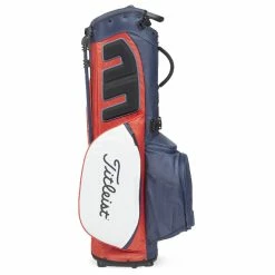 Titleist Players 5 StaDry Golf Stand Bag -Golf Clothing Shop Titleist 2023 Players 5 Stadry Stand Bag Navy Red White 3