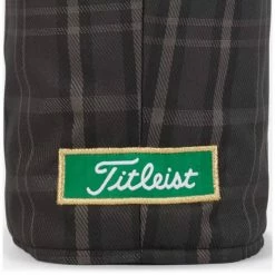 Titleist Barrel Leather Shamrock Driver Headcover -Golf Clothing Shop Titleist Barrel Leather Performance Driver Cover Black Green 5