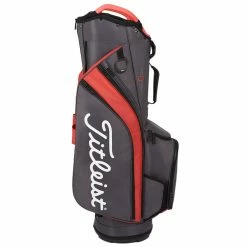 Titleist Cart 14 Lightweight Golf Cart Bag -Golf Clothing Shop Titleist Cart 14 Lightweight Golf Cart Bag Graphite Isl Red Black 3