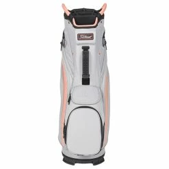Titleist Cart 14 Lightweight Golf Cart Bag 6 Titleist Cart 14 Lightweight Golf Cart Bag -Golf Clothing Shop Titleist Cart 14 Lightweight Golf Cart Bag Grey Peach 3